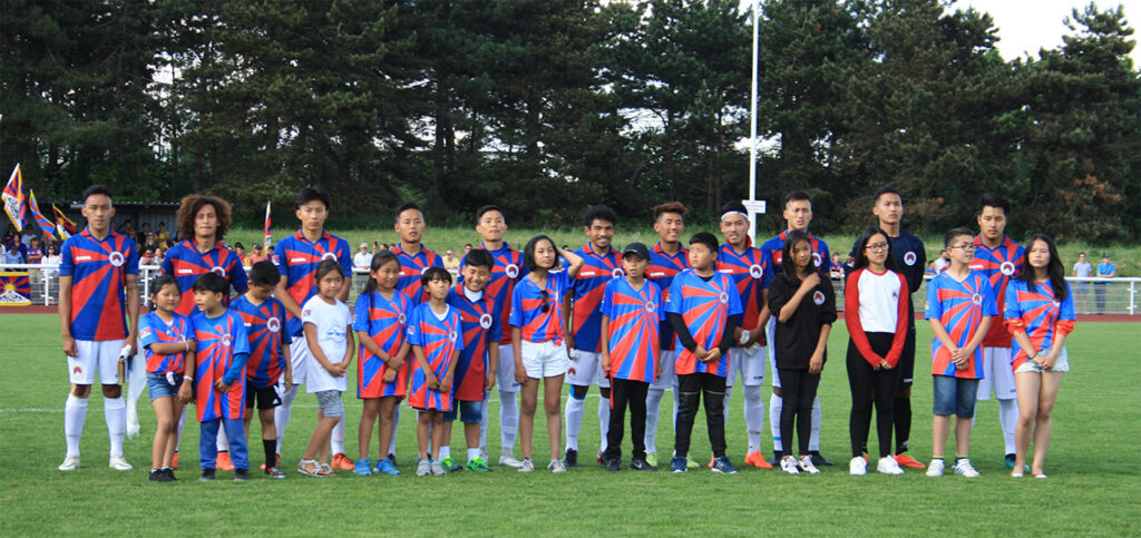 Voetbalelftal van Tibet 2018
