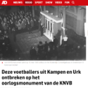 Omgekomen voetballers in Kampen en Urk